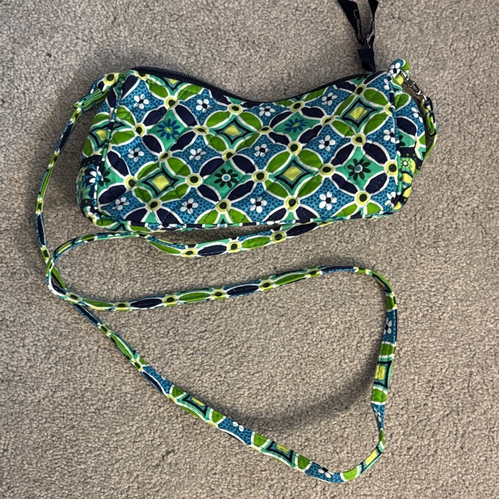 Vera Bradley Floral and Geometric Crossbody Bag